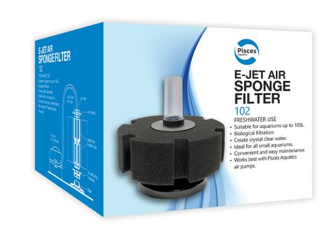 Pisces Aquatics E-Jet Air Sponge Filter 102